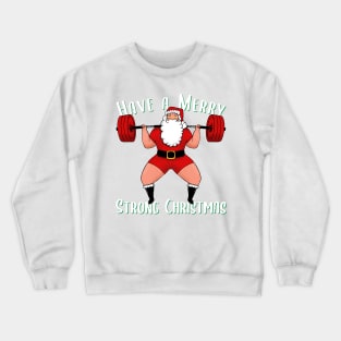 Squat Santa Training Squats with Santa for Lifting lovers Gym design Crewneck Sweatshirt